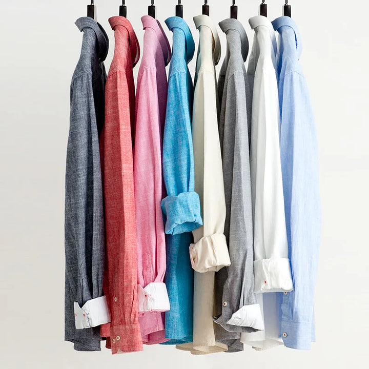 Men's Linen Casual Shirt – Breathable Warm-Weather Summer Shirt