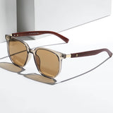 Men's Polarised Wood Sunglasses – Barcelona Statement Frames