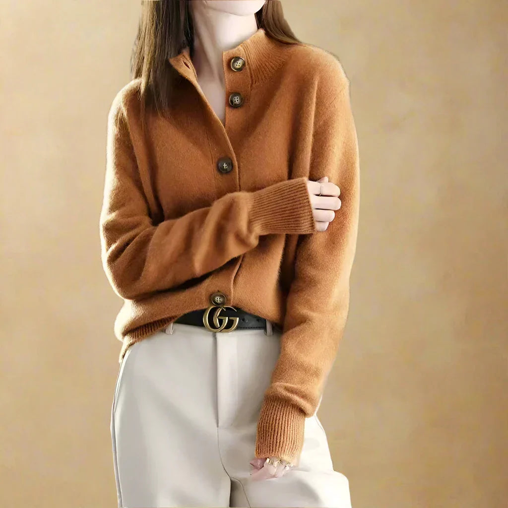 Elara Button Cardigan
