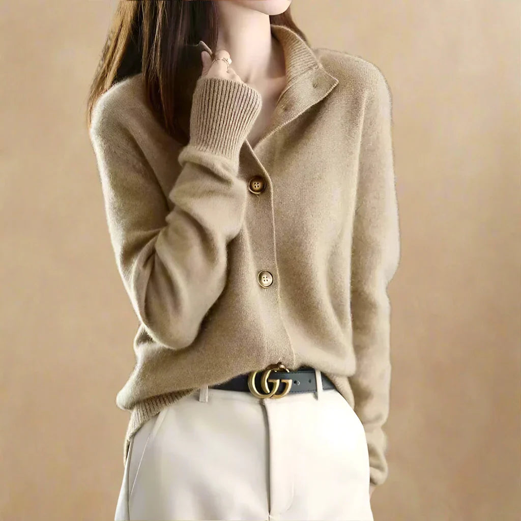 Elara Button Cardigan