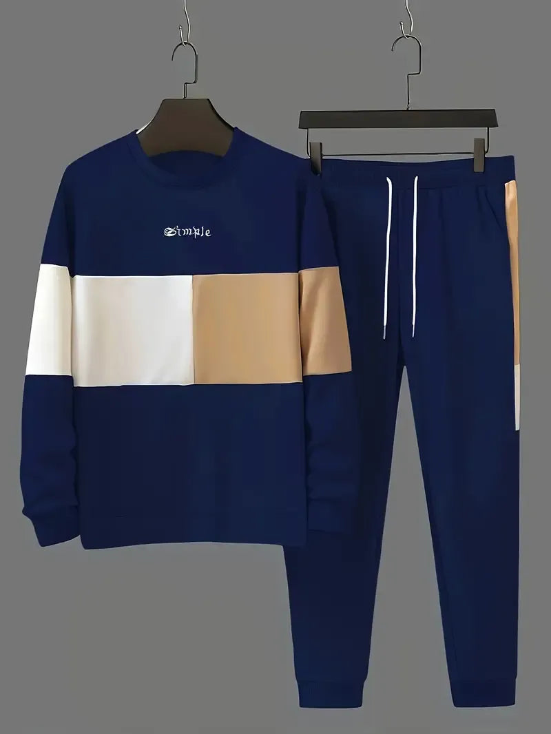 Men's Cotton Two-Piece Set - Effortless Fall Style