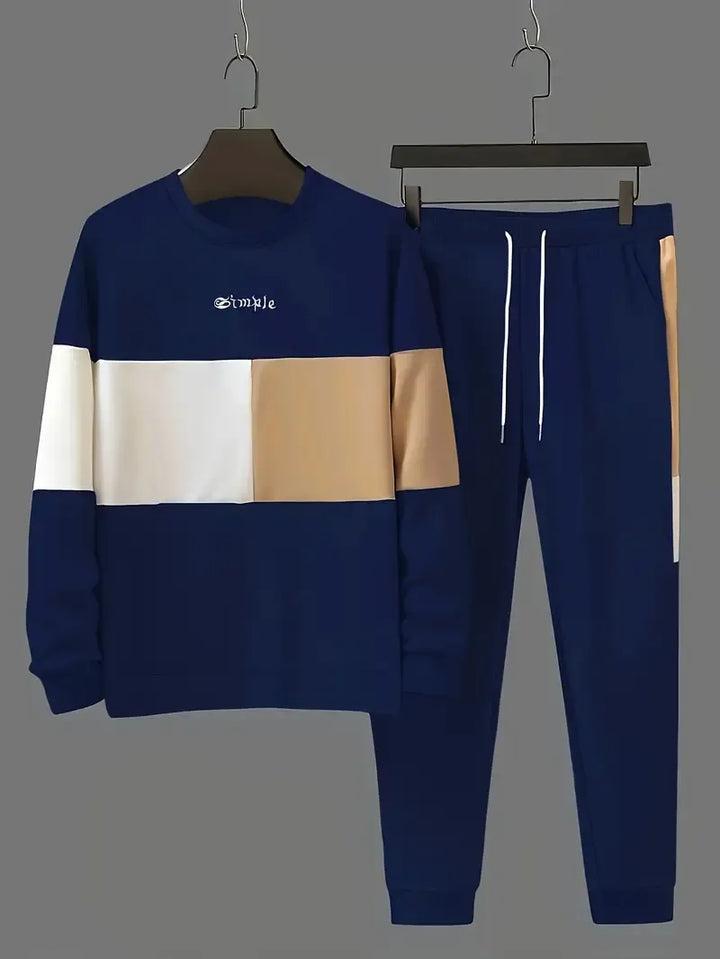 Men's Cotton Two-Piece Set - Effortless Fall Style