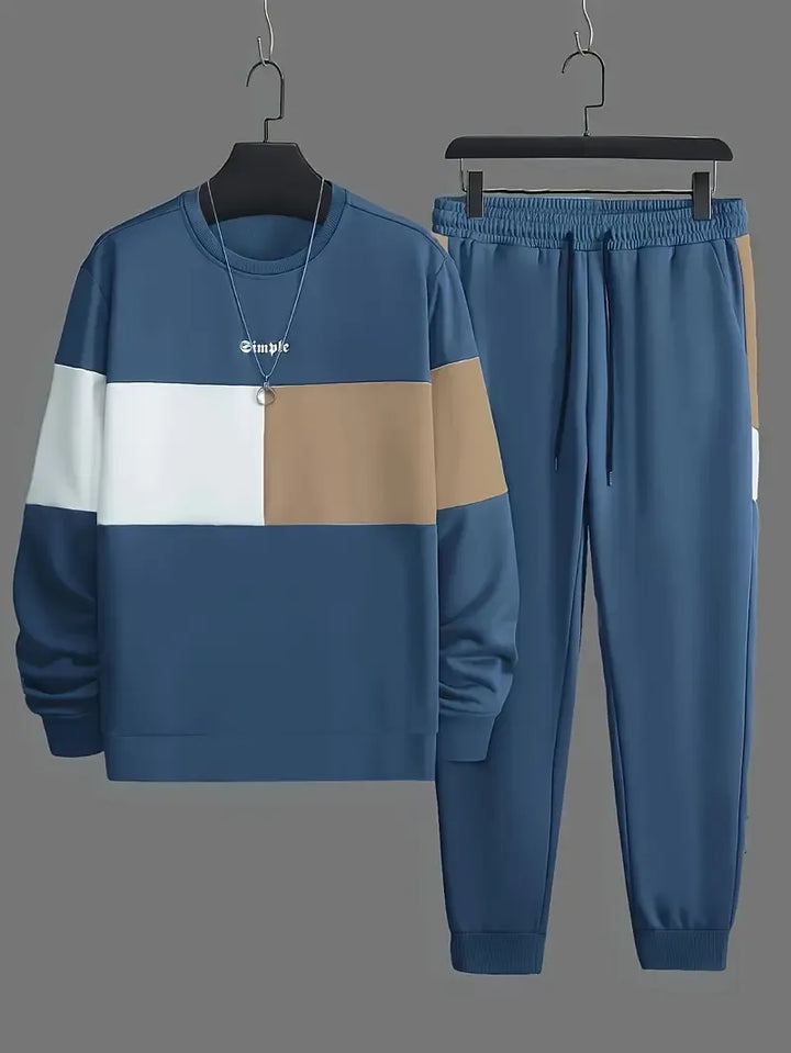 Men's Cotton Two-Piece Set - Effortless Fall Style