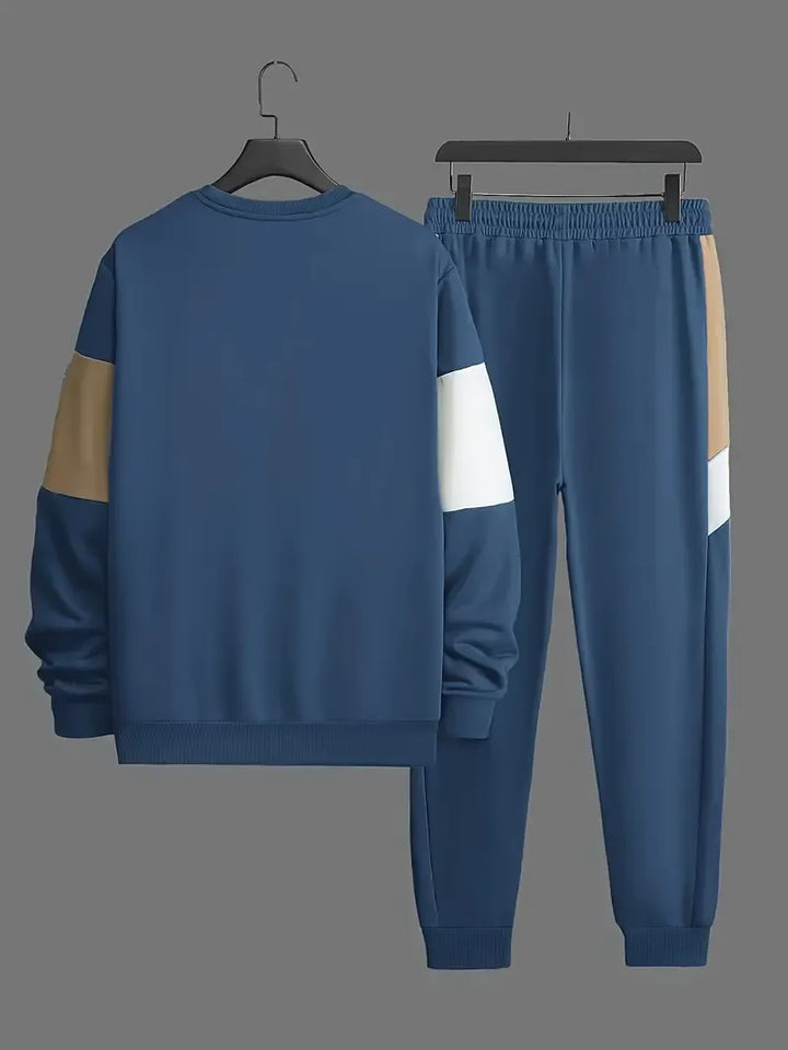 Men's Cotton Two-Piece Set - Effortless Fall Style