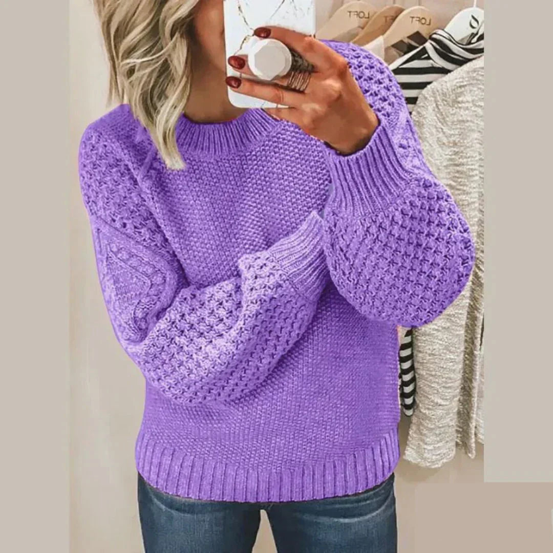 Women's Classic Wool Sweater - Timeless Warmth and Sophistication
