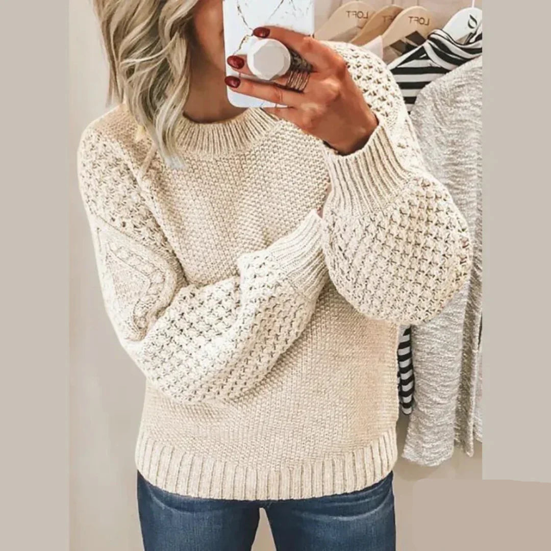 Women's Classic Wool Sweater - Timeless Warmth and Sophistication