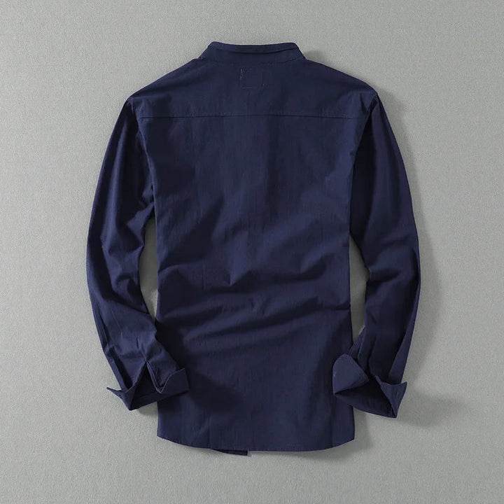 Kyoto Mandarin Linen Shirt