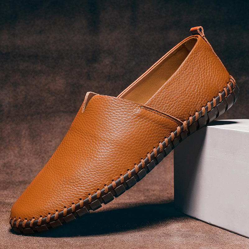 Men's Leather Loafers – Classic Slip-On Smart Casual Shoes