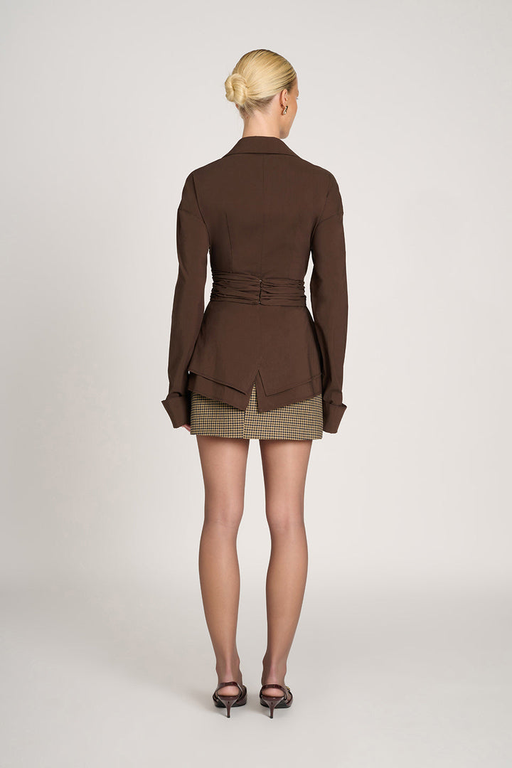 Women's Sculpt Wrap Blouse - Elegant & Polished Statement