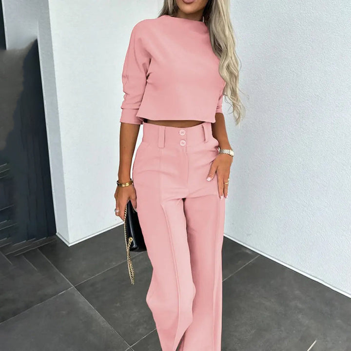 Women's Nora Two-Piece Set - Effortless Autumn Elegance
