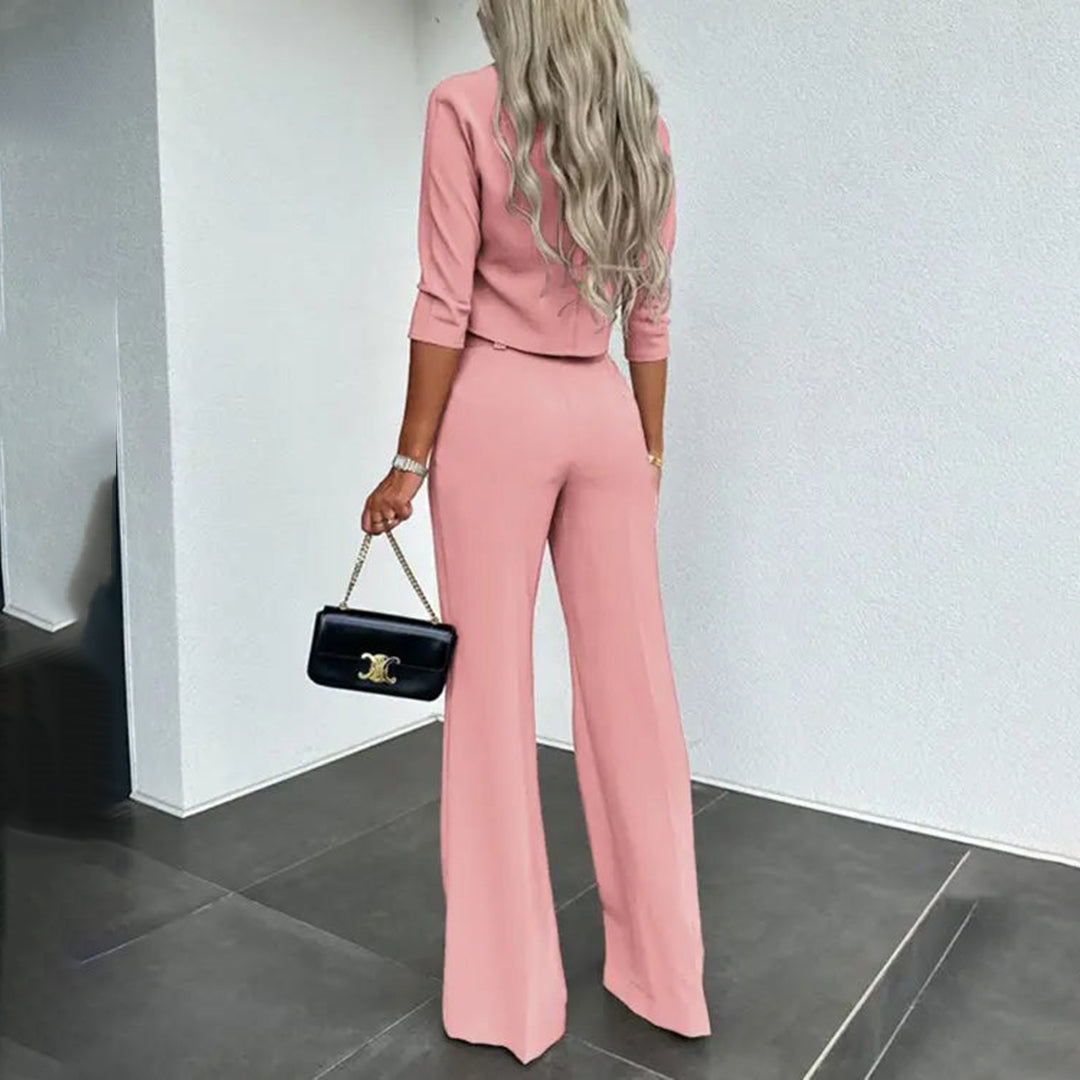 Women's Nora Two-Piece Set - Effortless Autumn Elegance