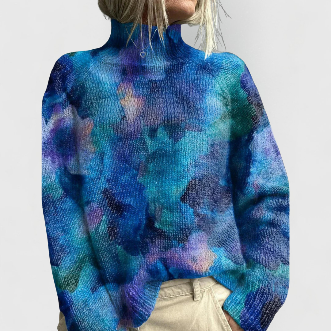 Women's Woodland Embroidered Knit Sweater - Winter Essential