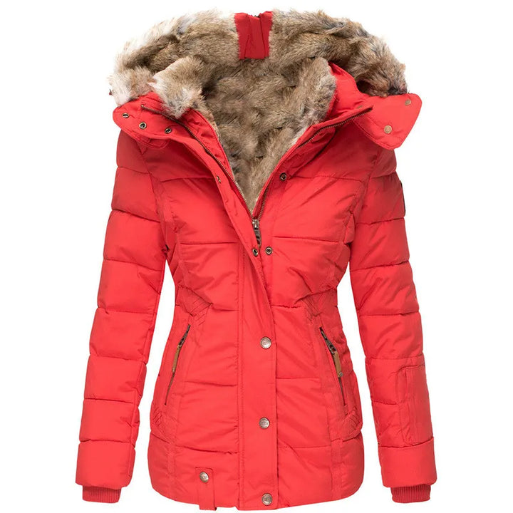 Women's Warm Winter Fur Jacket - Stay Cozy in Style