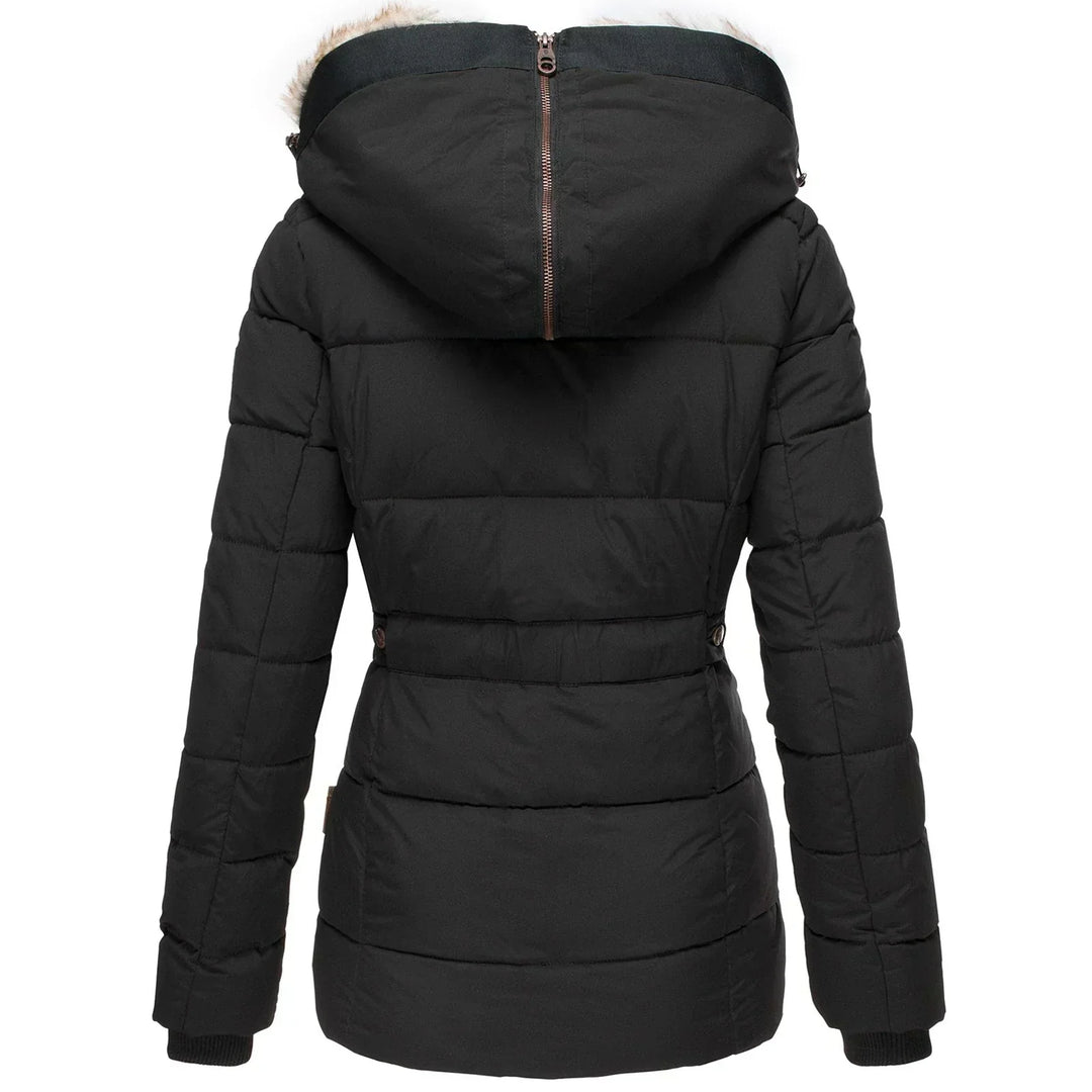 Women's Faux Fur Winter Coat - Cozy Elegance for Chilly Days