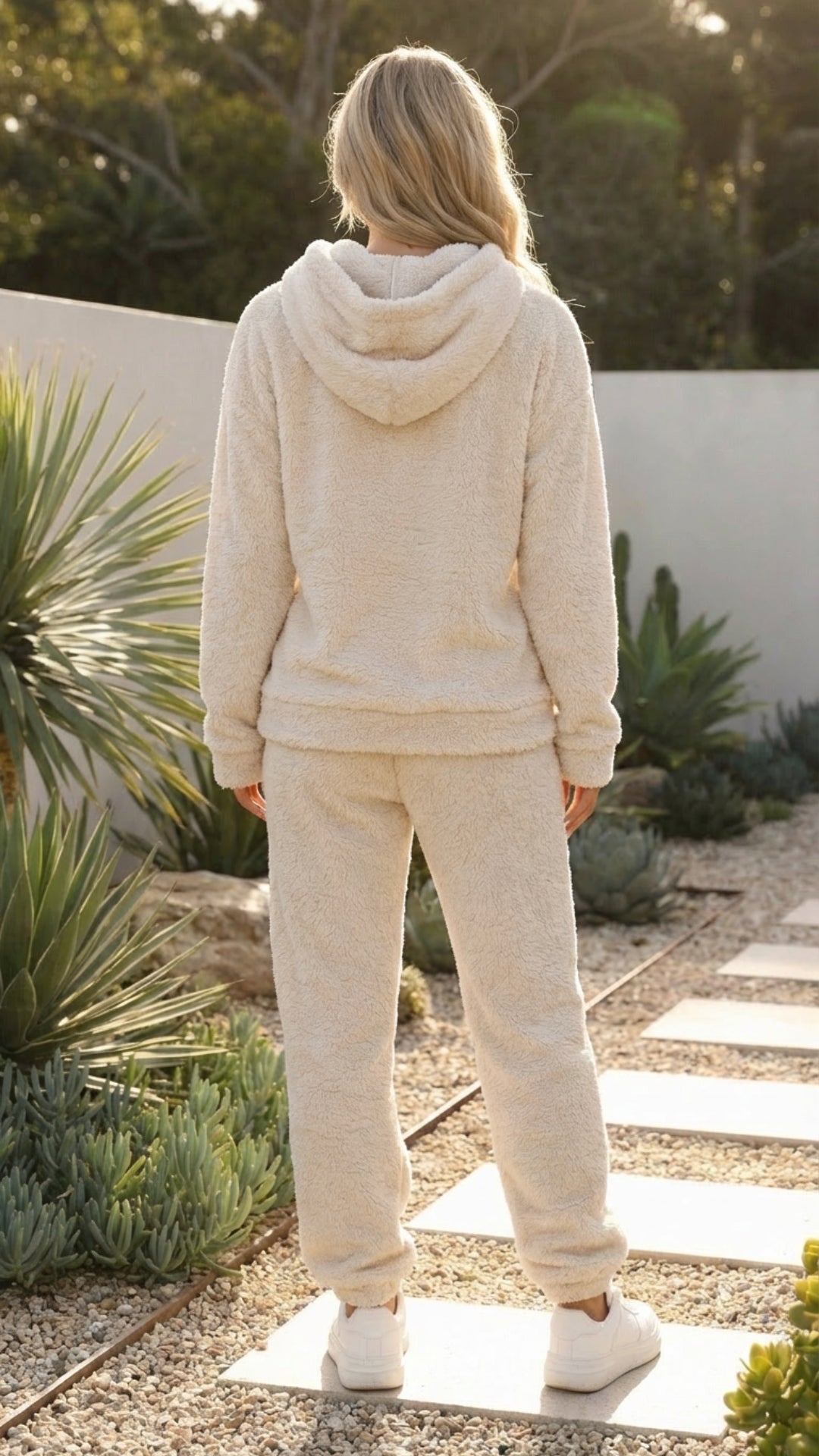 Women's Fleece Matching Lounge Set - Cozy Comfort for Lounging
