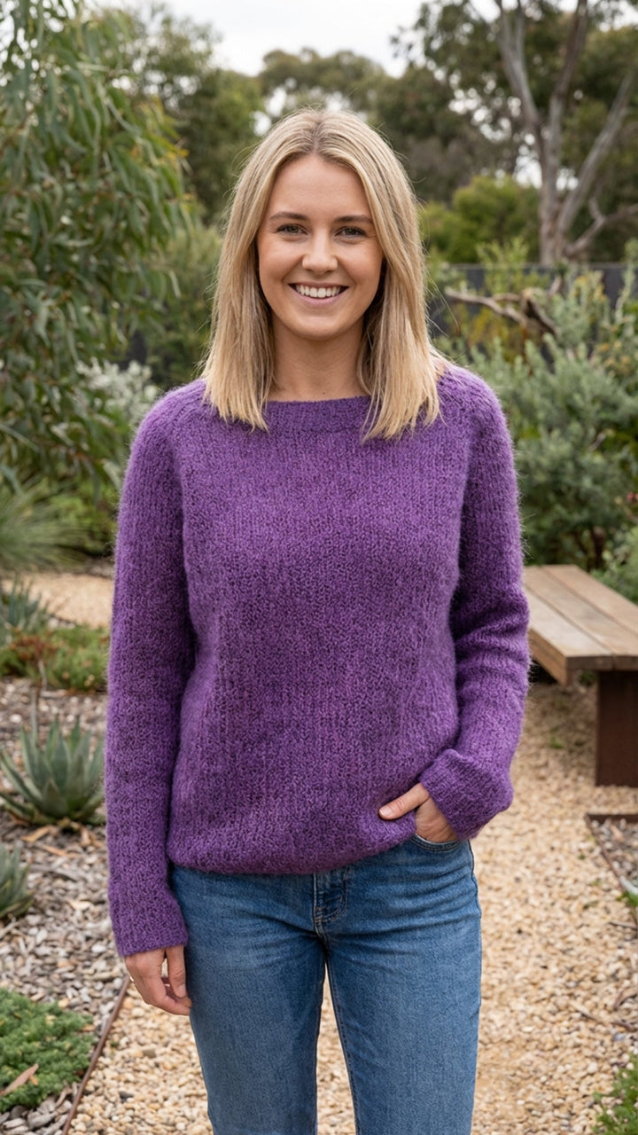Women's Casual Knit Sweater - Relaxed Everyday Comfort