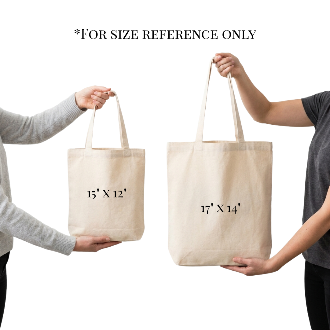 Women's Padded Tote Bag with Daisies and Stars - Everyday Essential
