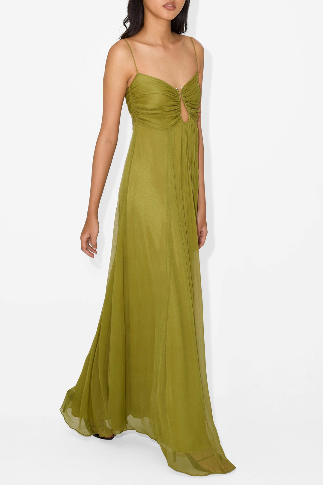 Women's Halter Neck Maxi Dress - Effortless Evening Elegance