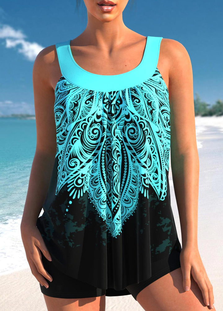 Women's Tankini - Stylish Two-Piece Swimsuit for Summer