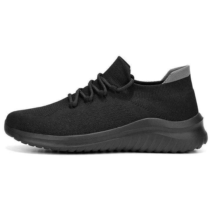 Men's Knit Mesh Trainers – Cushioned Everyday Walking Shoes
