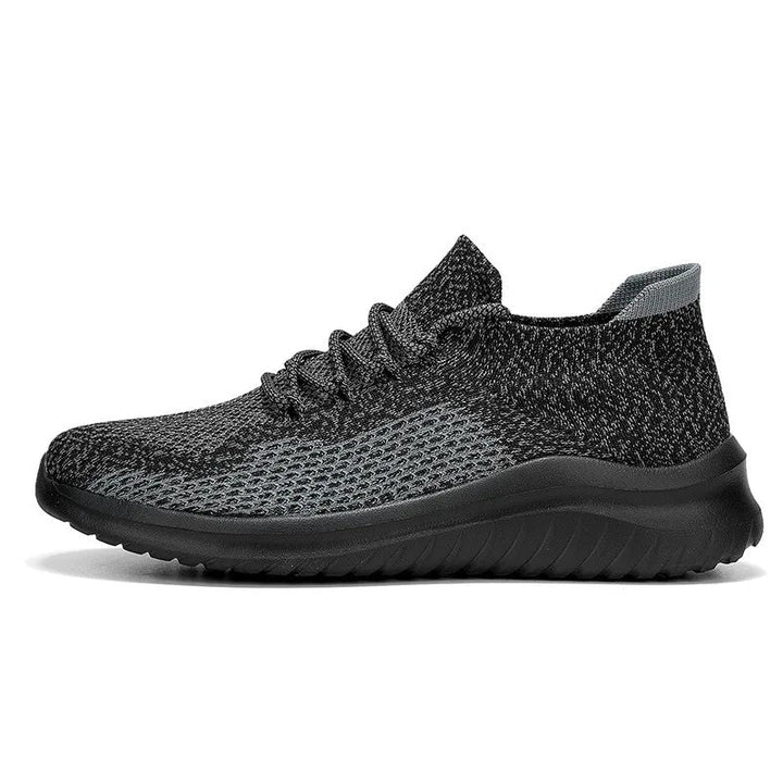 Men's Knit Mesh Trainers – Cushioned Everyday Walking Shoes