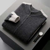 Men's Merino Wool Half-Zip Jumper – Lightweight Knit Sweater