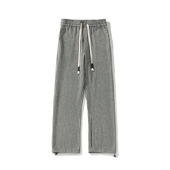 Women's Herringbone Relaxed Sweatpants - Everyday Comfort