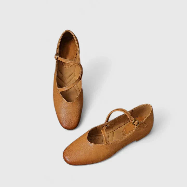 Women's Strap Ballet Flats - Everyday Elegance for All Occasions