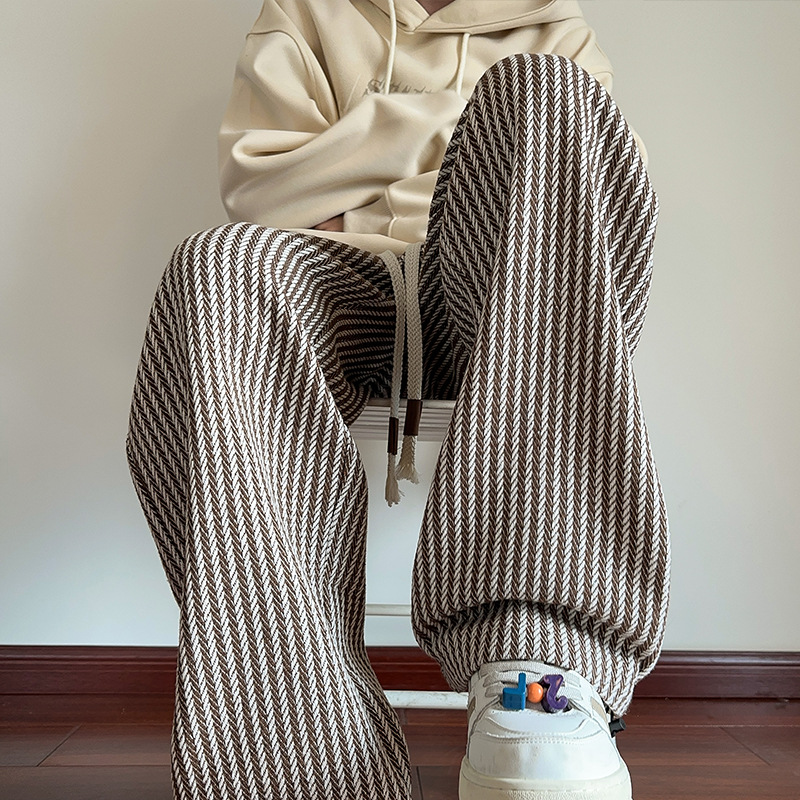 Women's Herringbone Relaxed Sweatpants - Everyday Comfort