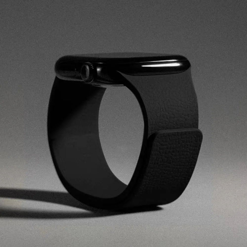 Men's Magnetic Apple Watch Band - Silicone Loop Strap