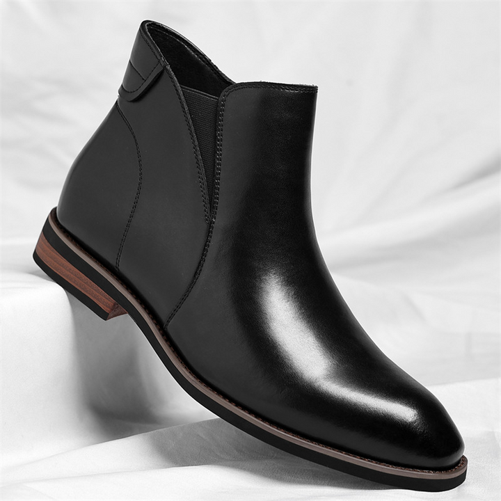 Men's Leather Chelsea Boots – Smart-Casual Slip-On Boots
