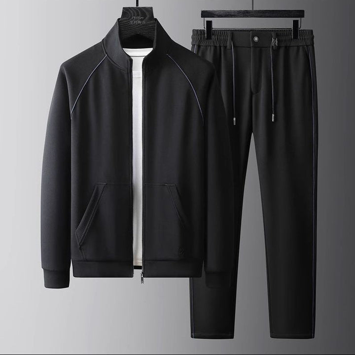 Men's Tailored Tracksuit Set – Full-Zip Jacket & Trousers
