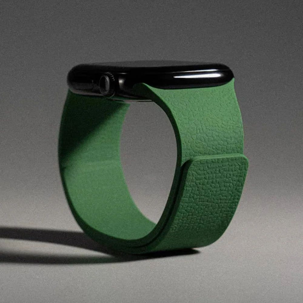 Men's Magnetic Apple Watch Band - Silicone Loop Strap