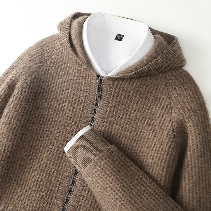 Brera Cashmere Zip Hoodie