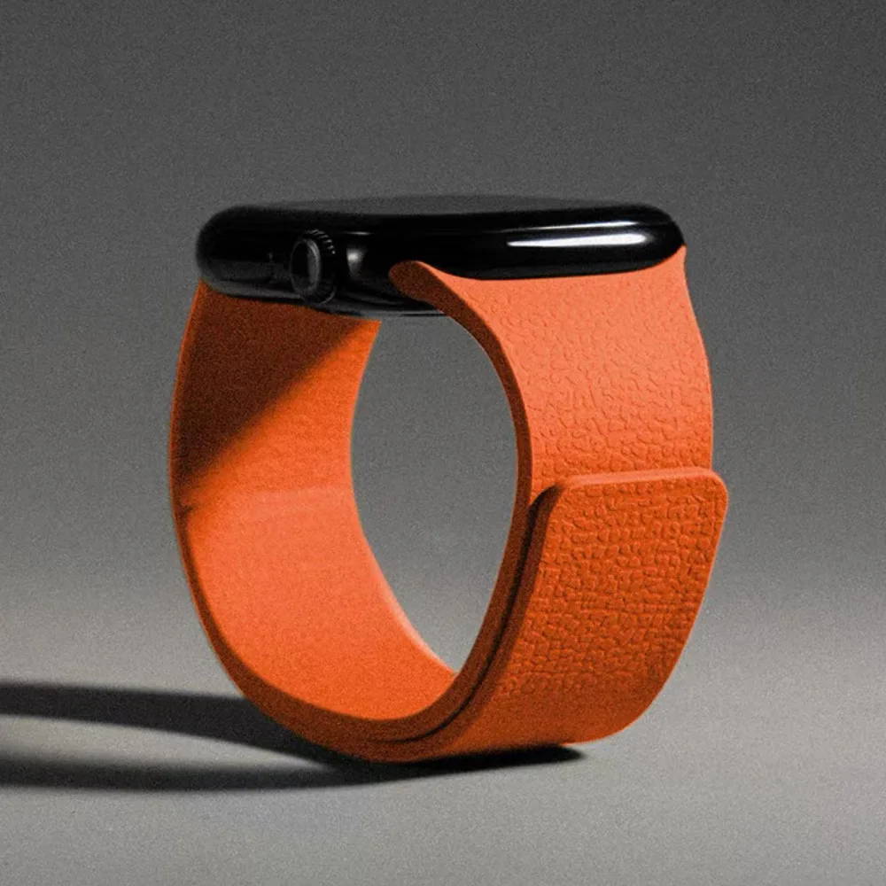 Men's Magnetic Apple Watch Band - Silicone Loop Strap