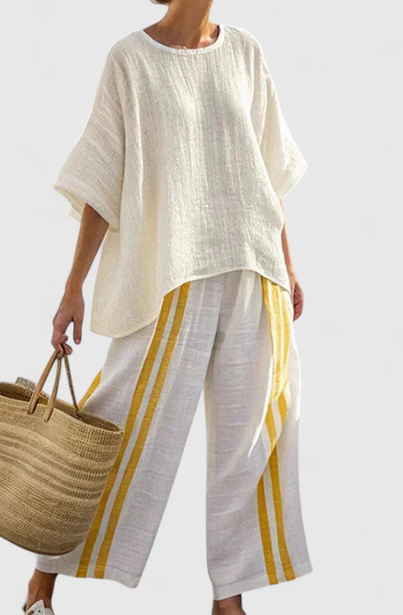 Women's Two-Piece Set - Comfortable, Wrinkle-Resistant & Chic
