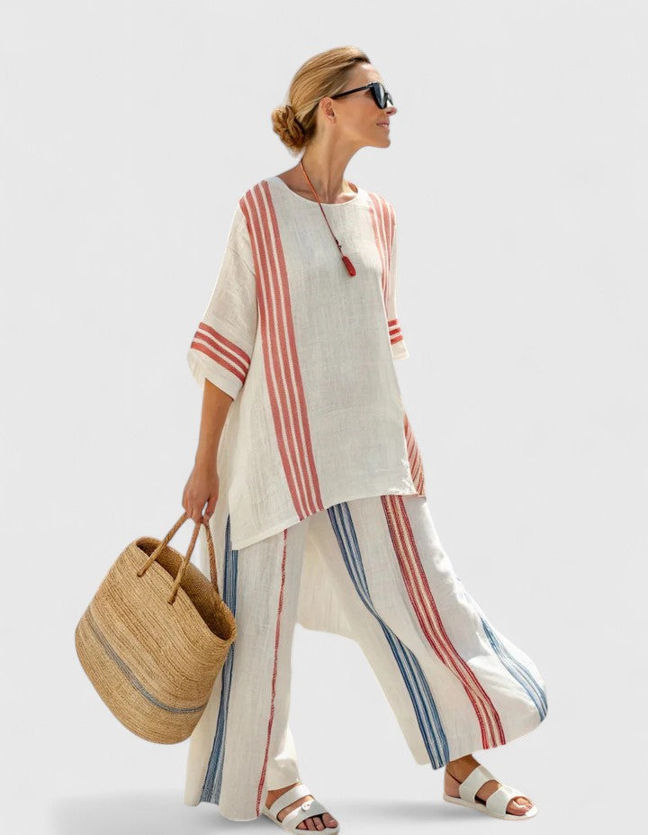 Women's Two-Piece Set - Comfortable, Wrinkle-Resistant & Chic