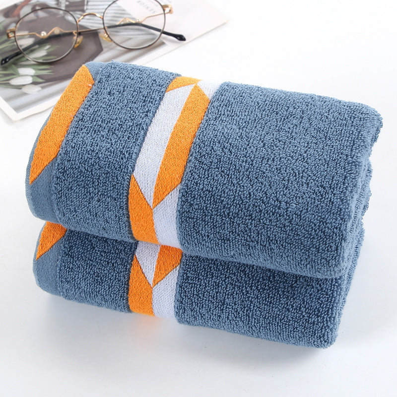 Geometric Cotton Towels