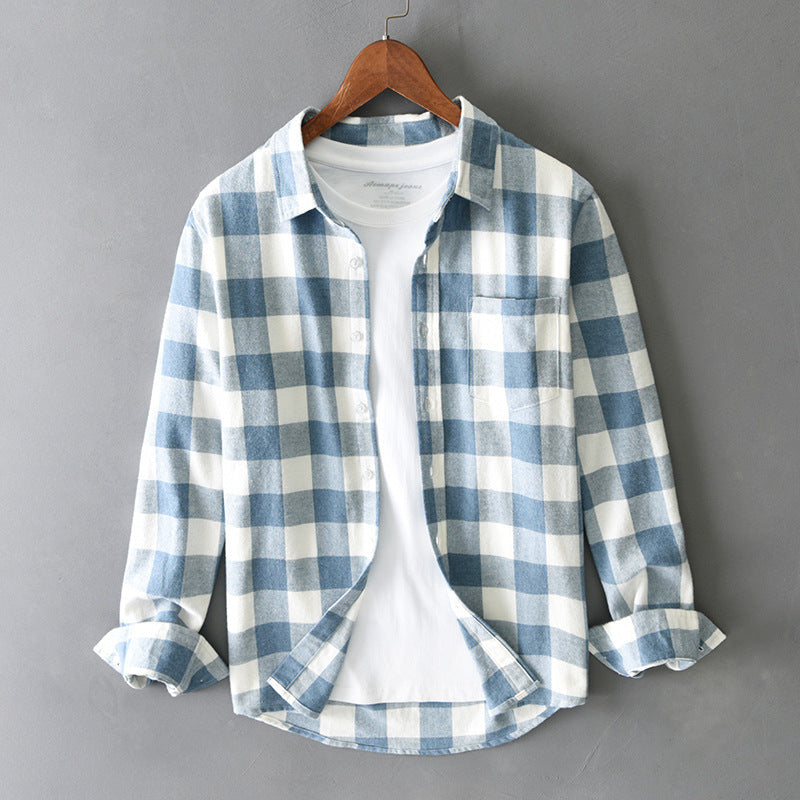 Byron Plaid Cotton Shirt