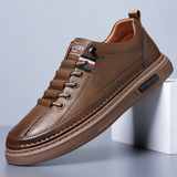 Men's Leather Trainers – Air-Cushioned Everyday Casual Shoes