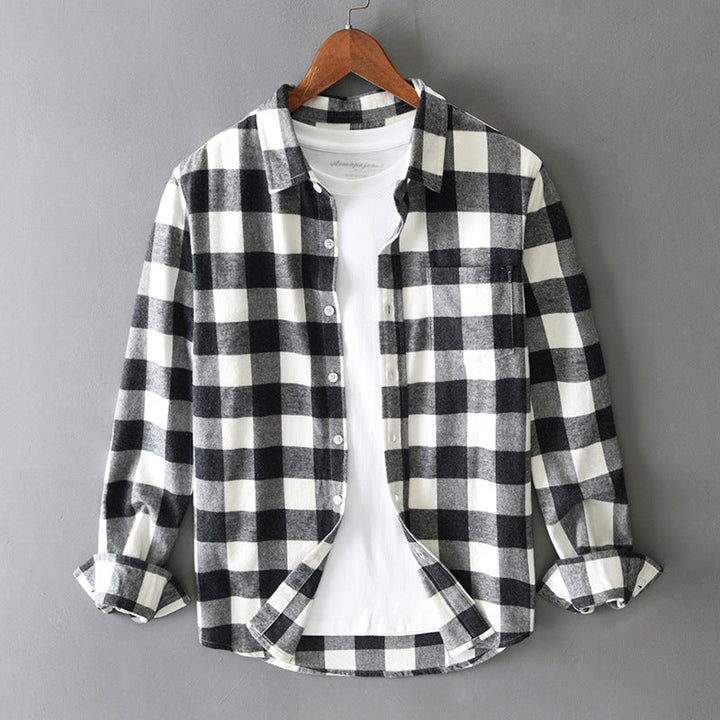 Byron Plaid Cotton Shirt