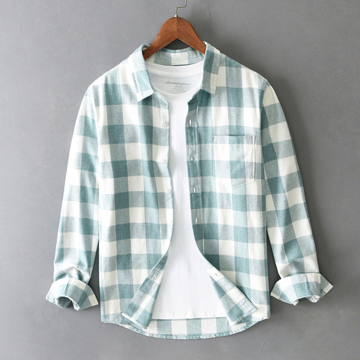 Byron Plaid Cotton Shirt