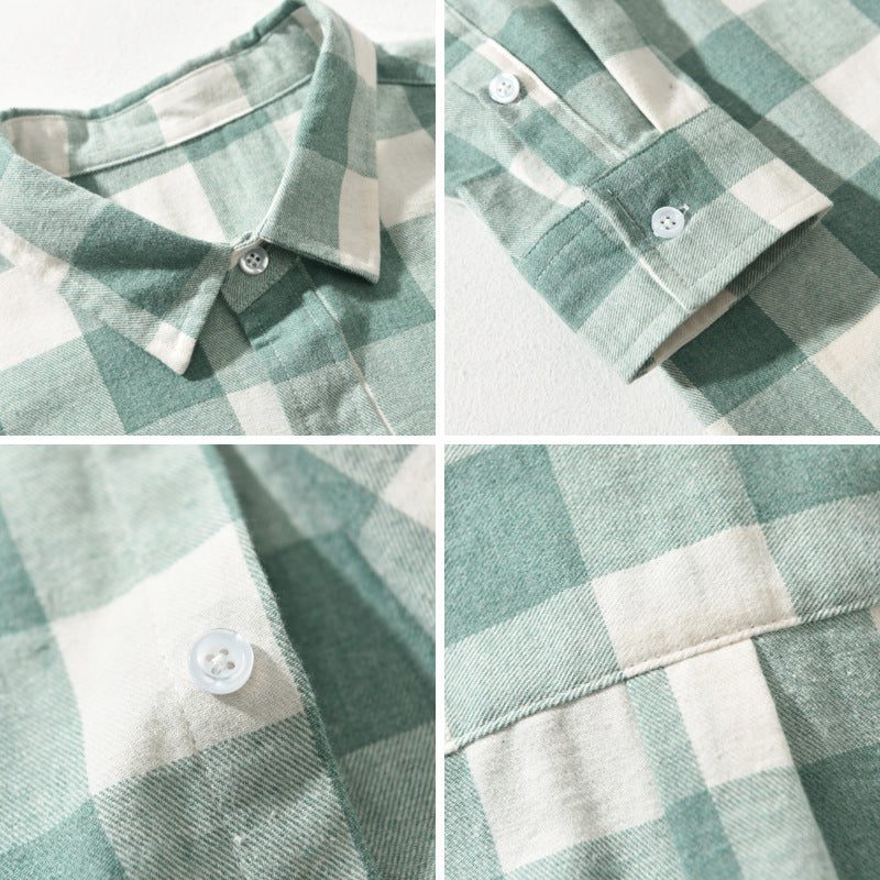Byron Plaid Cotton Shirt