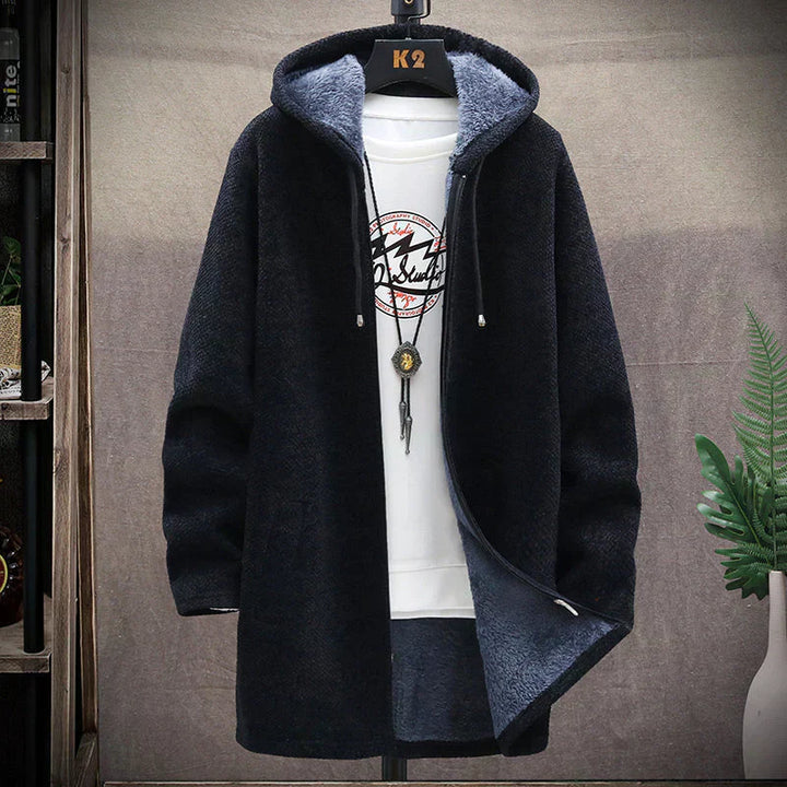 Men's Aiden Cozy Fleece-Lined Hooded Jacket - Warm Everyday Comfort