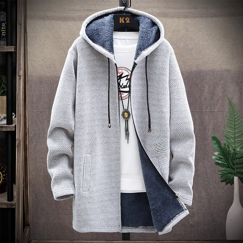 Men's Aiden Cozy Fleece-Lined Hooded Jacket - Warm Everyday Comfort