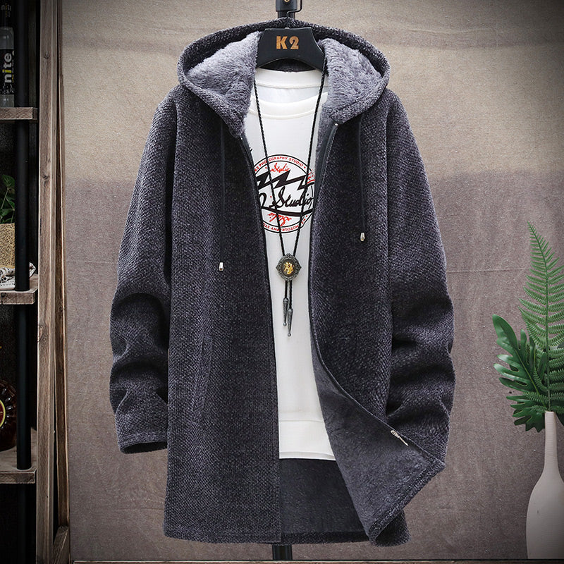 Men's Aiden Cozy Fleece-Lined Hooded Jacket - Warm Everyday Comfort