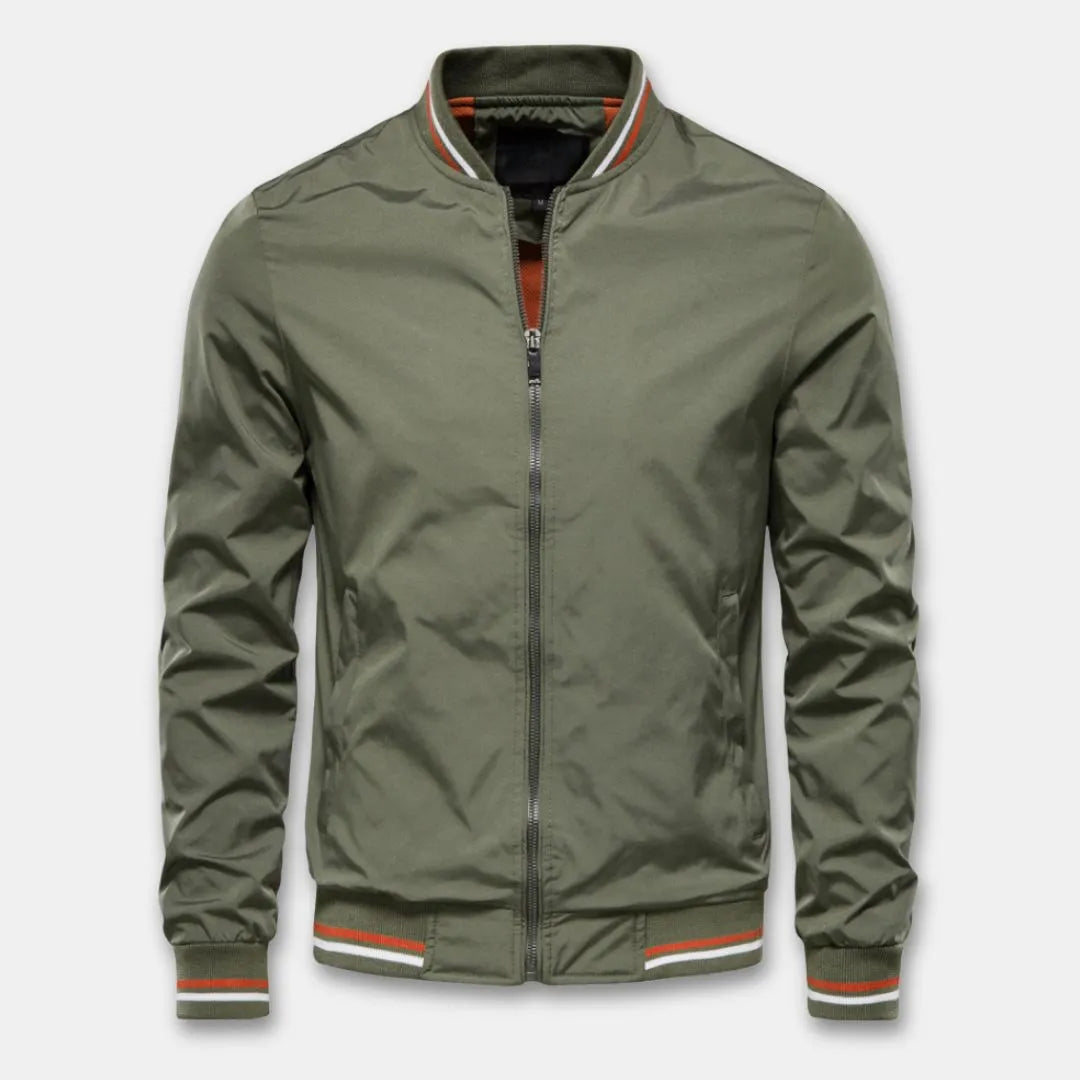 Women's Varsity Bomber Jacket - Sporty and Versatile Layering Piece