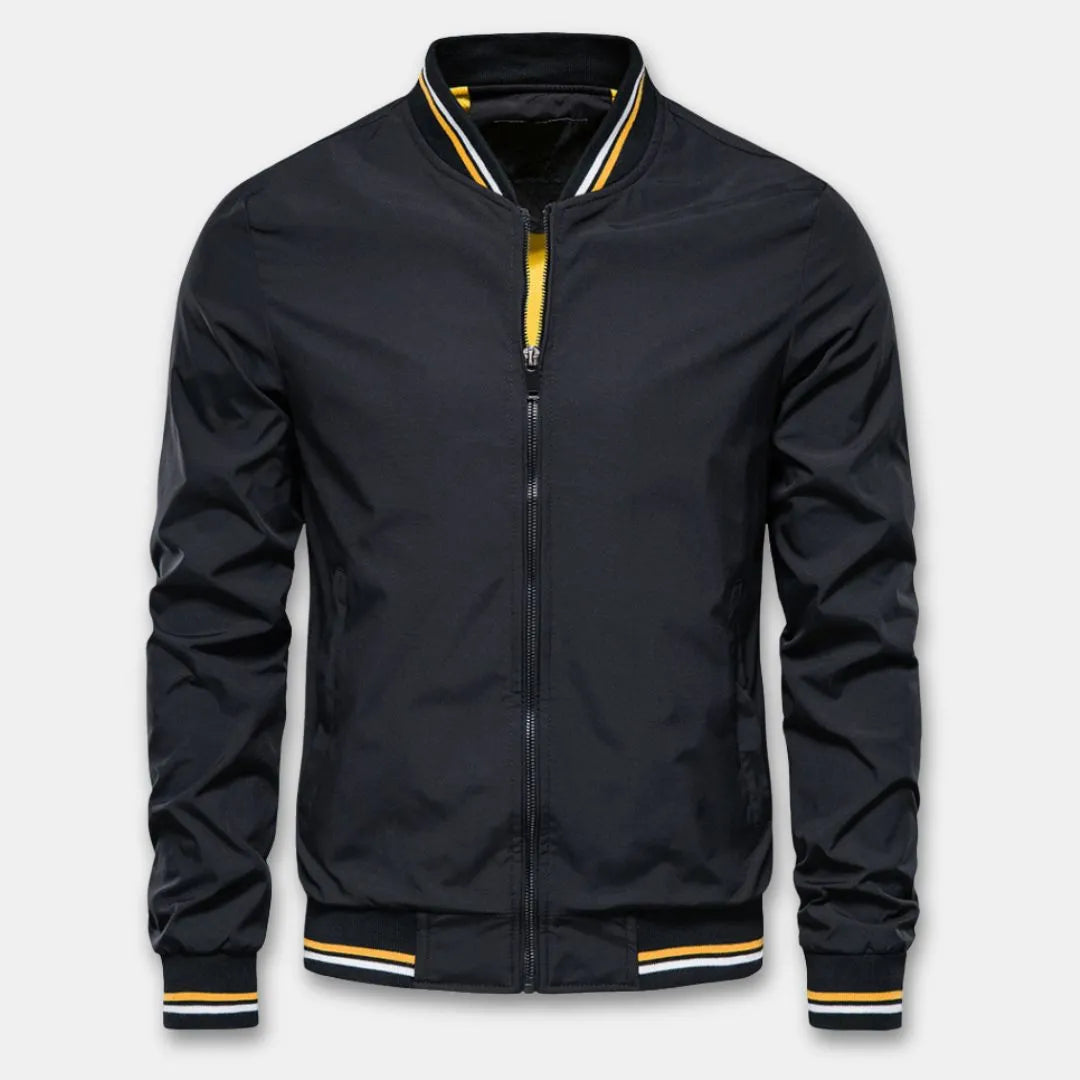 Women's Varsity Bomber Jacket - Sporty and Versatile Layering Piece