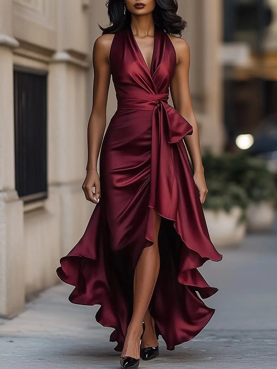 Women's Elegant Maxi Dress - Effortless Grace for Special Occasions