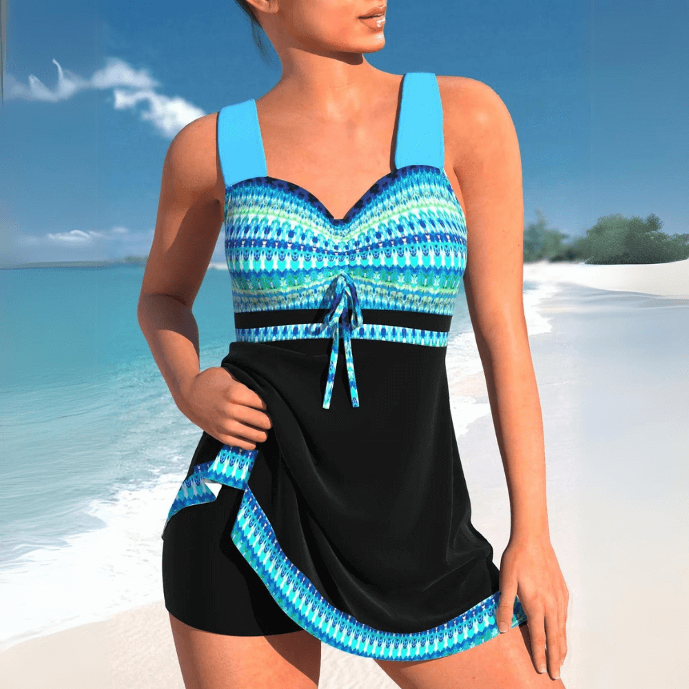 Women's Quick-Dry Printed Tankini Swimwear - Flattering & Fun